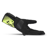 BELA TWIX Moto Textil Senhora Luvas Preto Fluorescente Amarelo