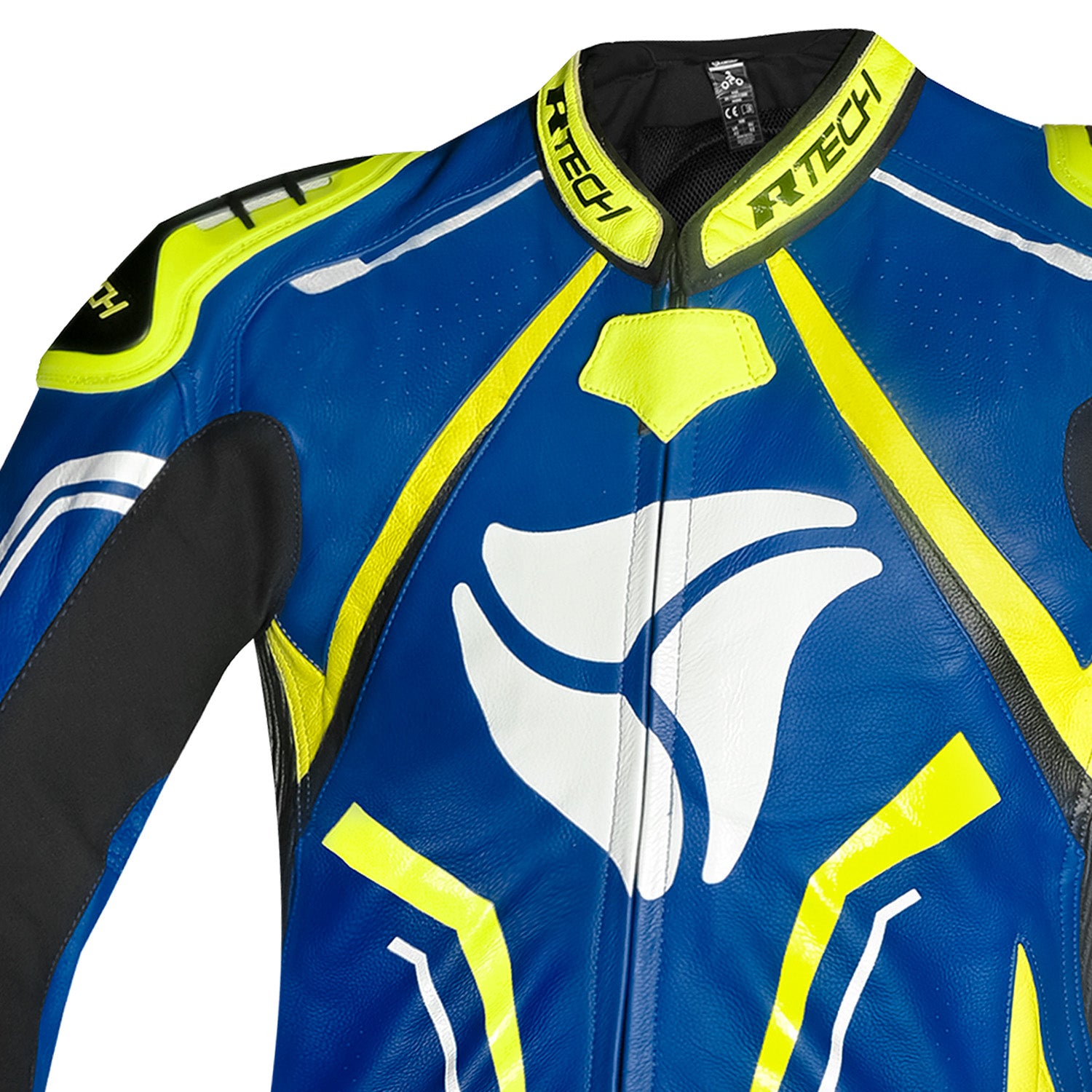 R-TECH RISING STAR 1 PC Fatos De Moto Homem Azul Amarelo Fluo Preto – 4 – Maximomoto PT