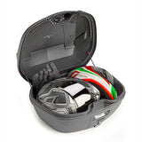GIVI ML B47 BLADE Maleta Para Moto Negra Con Reflectores Ahumados 47 L