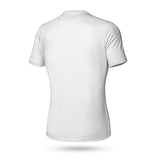 BELA Redond Gola Camiseta Senhora Branca