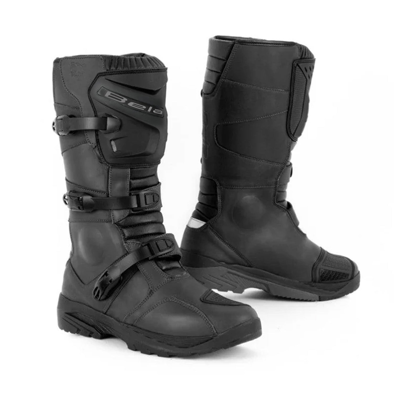 BELA BELIZE WP Botas De Moto Couro Aventura Longa Preto – 2 – Maximomoto PT