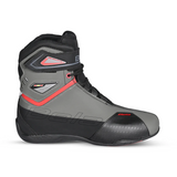 BELA BLAZE Moto Couro Botas Homem Preto Cinza Vermelho
