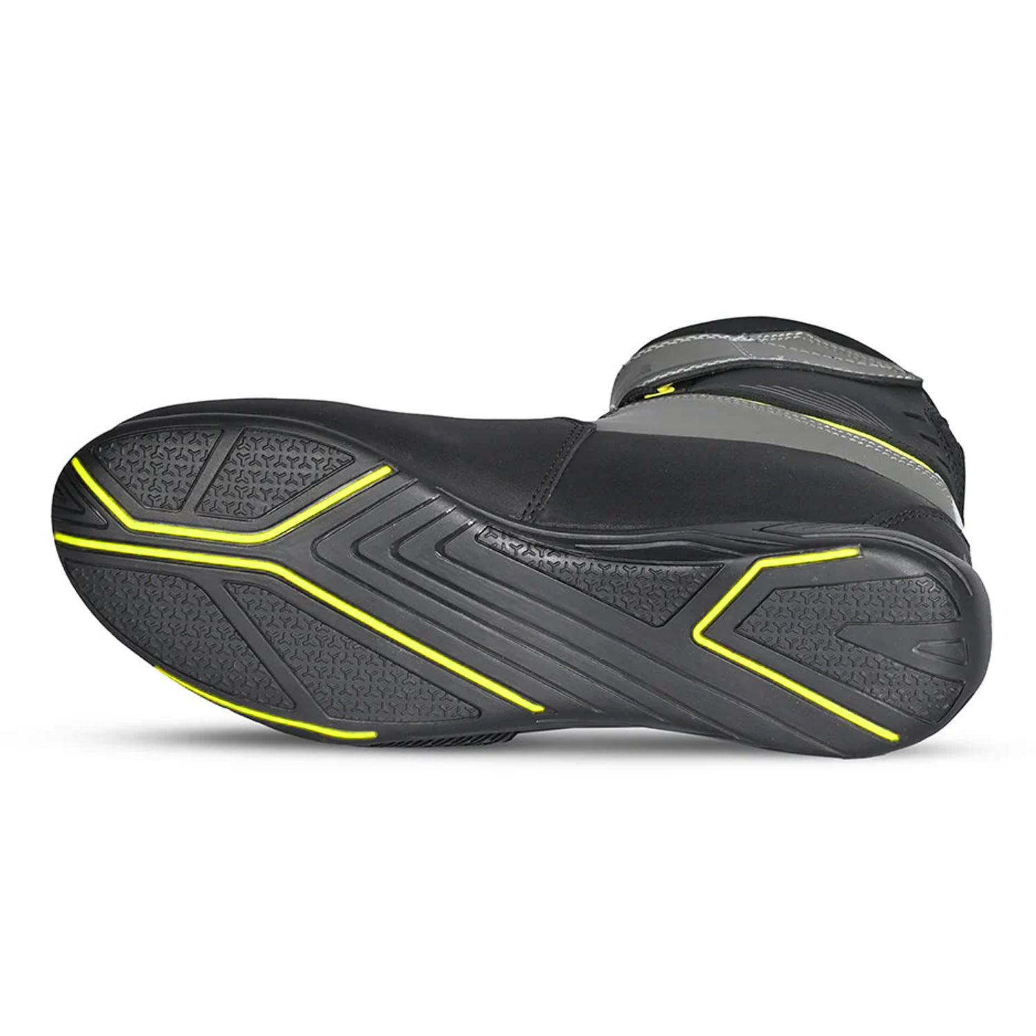 BELA BLAZE Moto Couro Botas Homem Preto Fluorescente Amarelo – 2 – Maximomoto PT