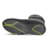 BELA BLAZE Moto Couro Botas Homem Preto Fluorescente Amarelo