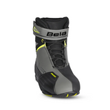 BELA BLAZE Moto Couro Botas Homem Preto Fluorescente Amarelo