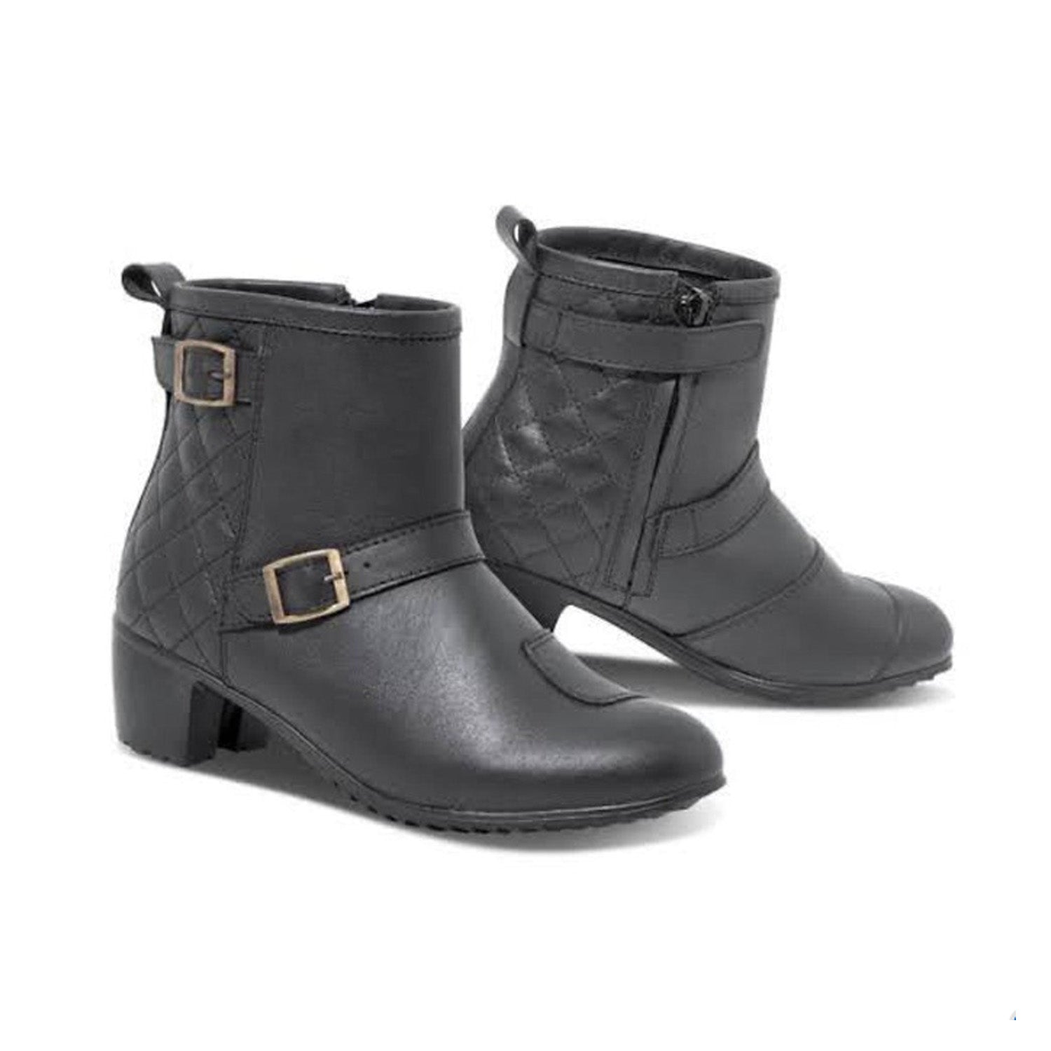 BELA CLASSIC Women's Leather Motorcycle Boots Black – 1 – Maximomoto PT
