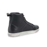 BELA FRESCO Botas De Moto Couro Homem Preto Cinza