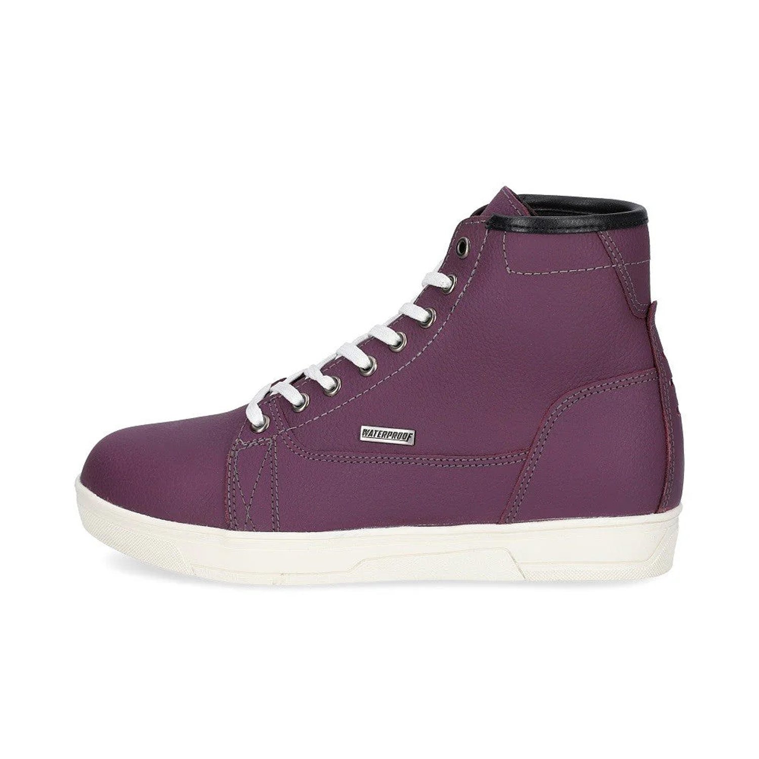 BELA VOLCAN Leather Motorcycle Boots for Women, Fuchsia Black – 5 – Maximomoto PT