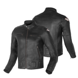 BELA Groot Men's Leather Motorcycle Jacket Petro