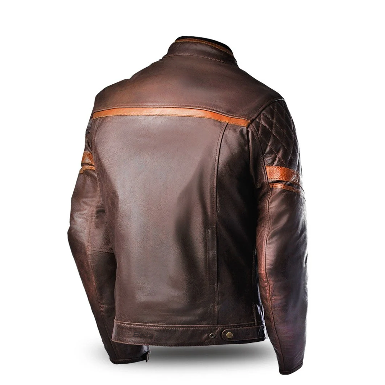 BELA Merlin Leather Motorcycle Coats Brown – 3 – Maximomoto PT