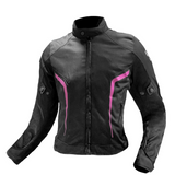 BELA Avalón Lady Air Moto Textile Jackets Black Pink