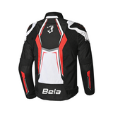 BELA Chaser Casacos De Moto Textil Preto Branco Vermelho