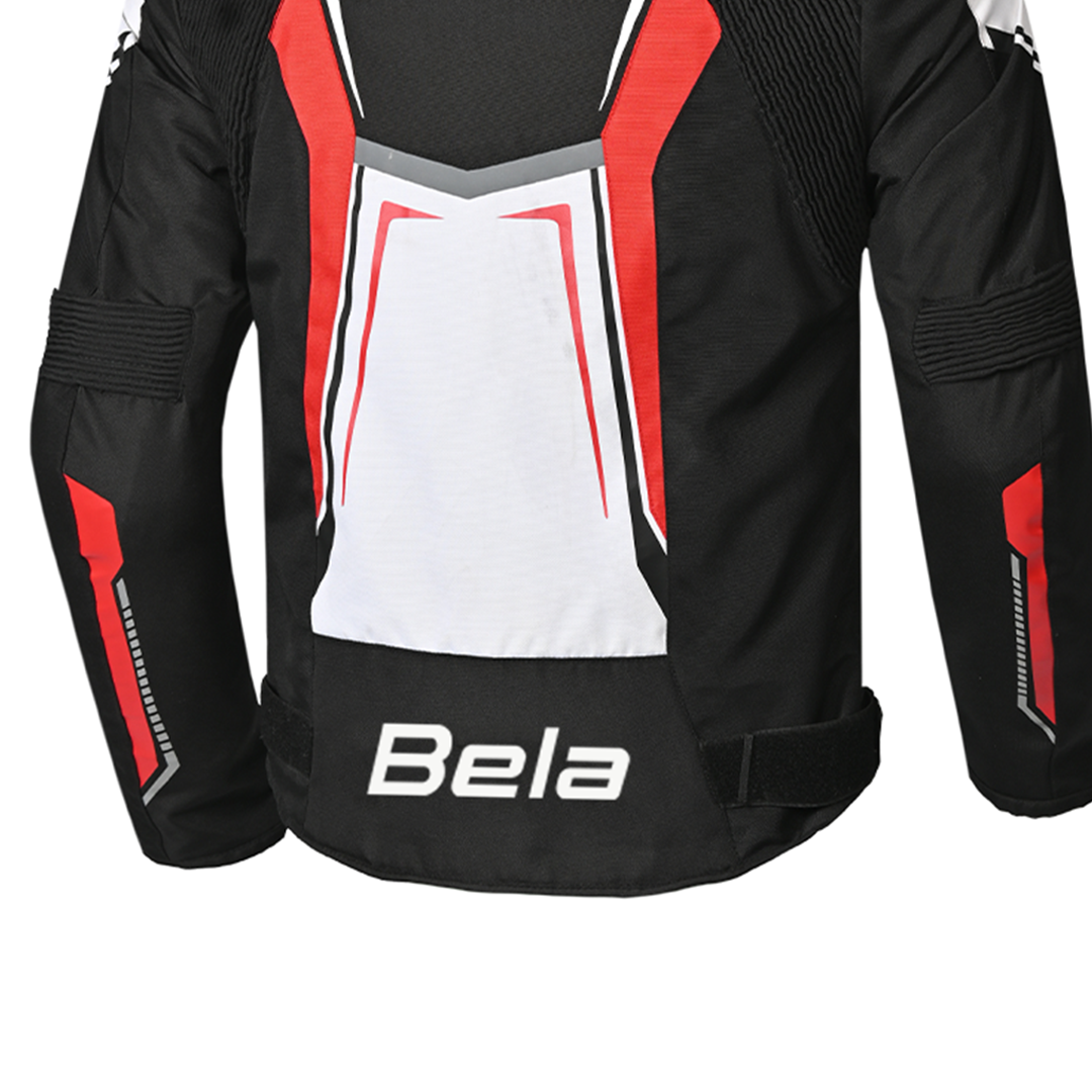 BELA Chaser Casacos De Moto Textil Preto Branco Vermelho – 4 – Maximomoto PT