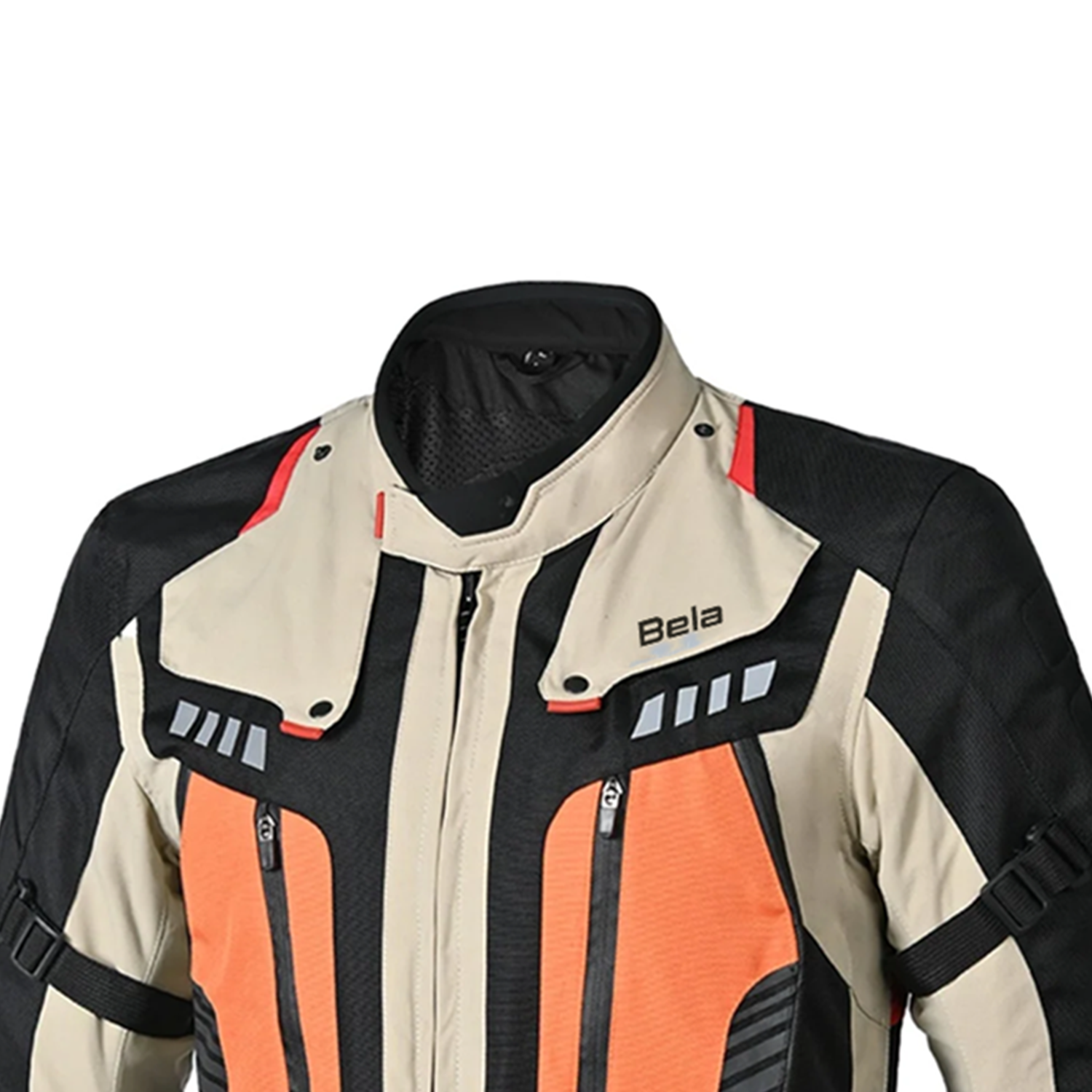 BELA Hailstorm Moto Textil Casacos Crème Preto Amarelo – 5 – Maximomoto PT