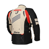 BELA Hailstorm Textile Motorcycle Jackets Cream Black Blue