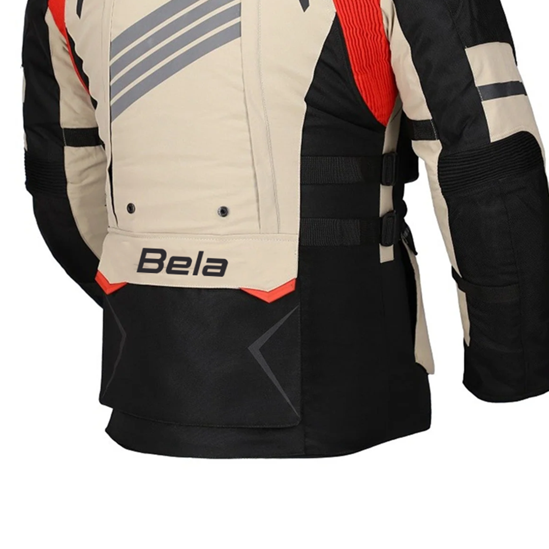 BELA Hailstorm Textile Motorcycle Jackets Cream Black Blue – 7 – Maximomoto PT
