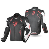BELA PANTHER Motorcycle Textile Jackets Black White Red