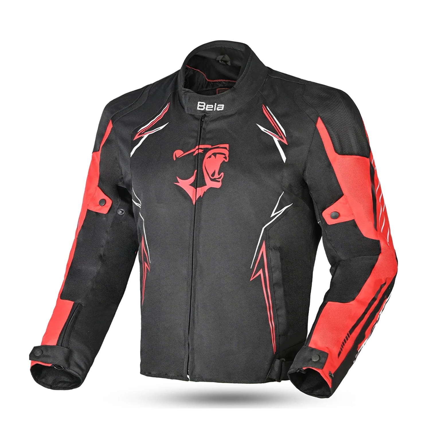 BELA Panther Moto Textile Jackets Black Red – 1 – Maximomoto PT