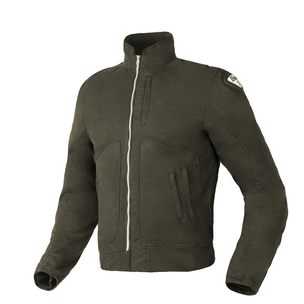 BELA Miera Wax Textile Motorcycle Jackets Green