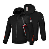 BELA BREEZE Soft Shell Moto Hood Black Red