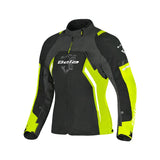 BELA ELANUR Motorcycle Ladies Textile Jackets Black Anthracite Yellow