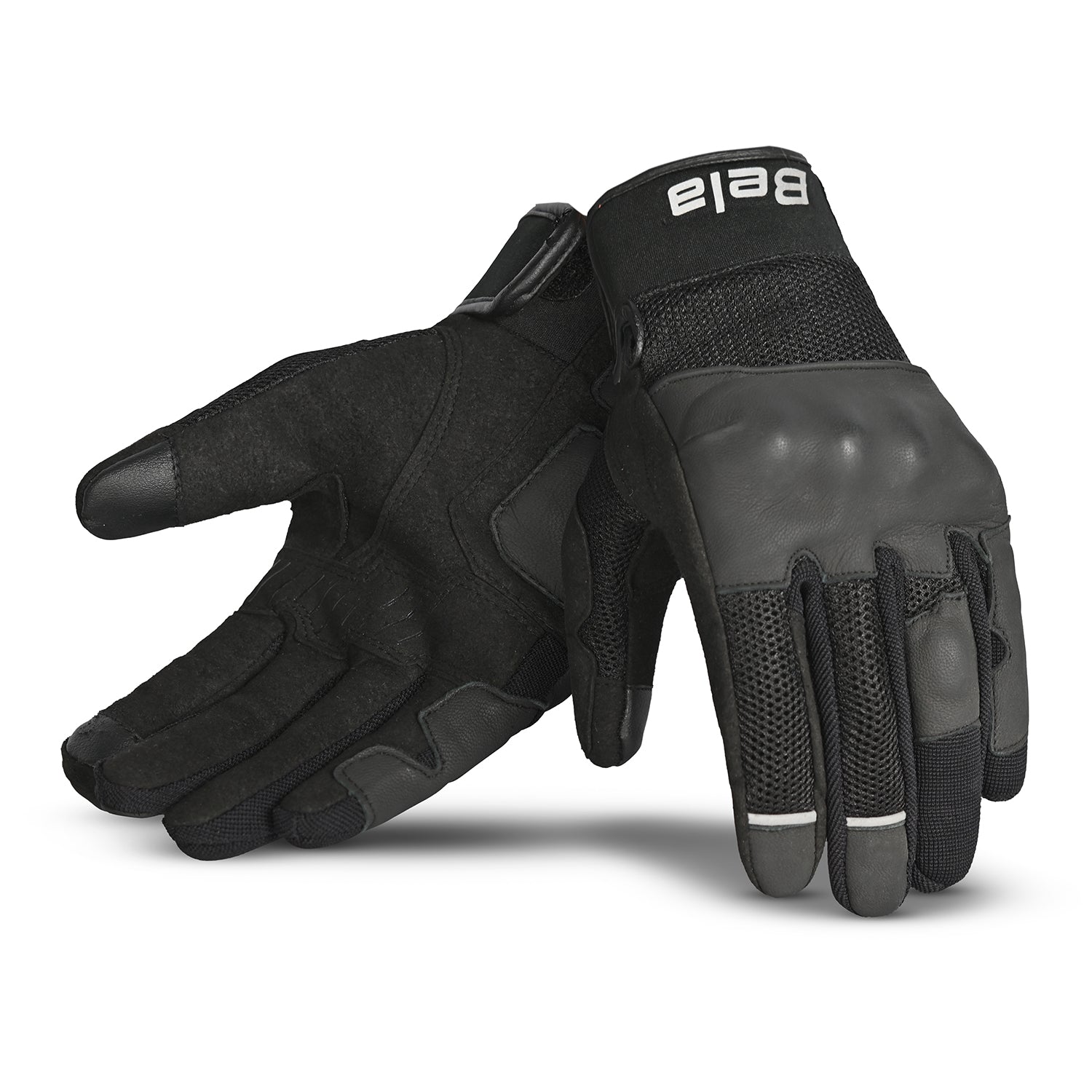 BELA DELUXE Motorcycle Leather Black Glove – 1 – Maximomoto PT
