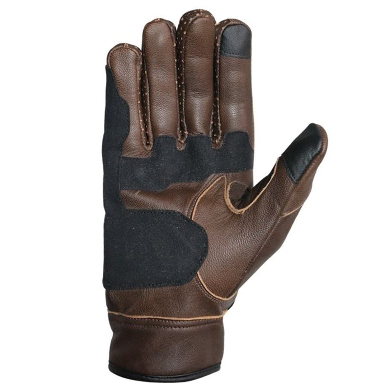 BELA URBANO Luvas De Moto Couro Marrom – 3 – Maximomoto PT