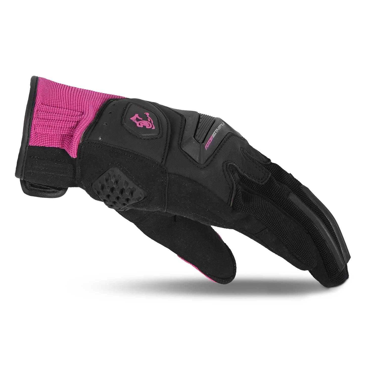 BELA STAR LUVAS DE MOTO SENHORA TEXTIL PRETO ROSA – 2 – Maximomoto PT
