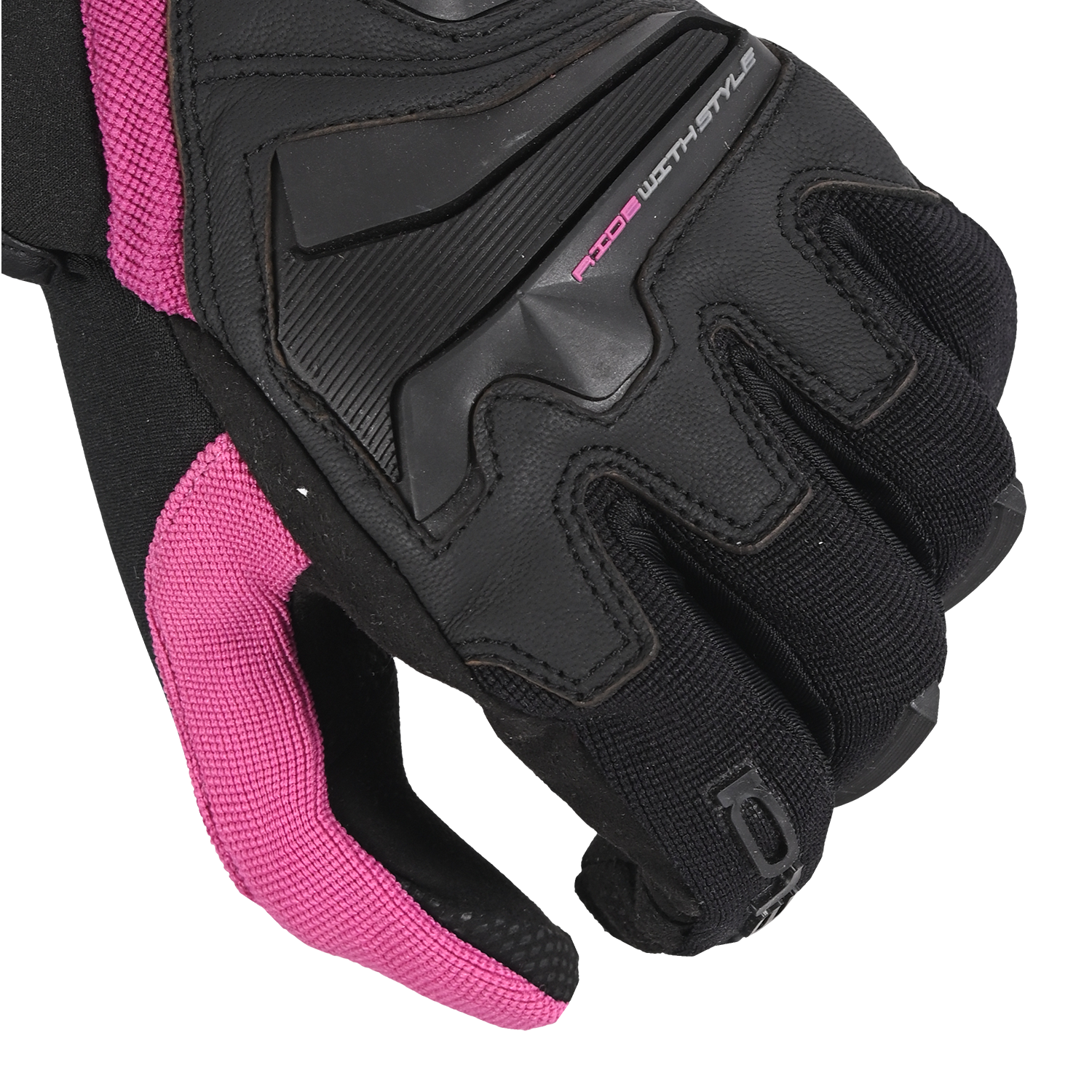 BELA STAR LUVAS DE MOTO SENHORA TEXTIL PRETO ROSA – 5 – Maximomoto PT