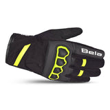 BELA TRACKER WINTER WP LUVAS DE MOTO TEXTIL PRETO AMARELO FLUO