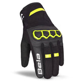 BELA TRACKER WINTER WP LUVAS DE MOTO TEXTIL PRETO AMARELO FLUO
