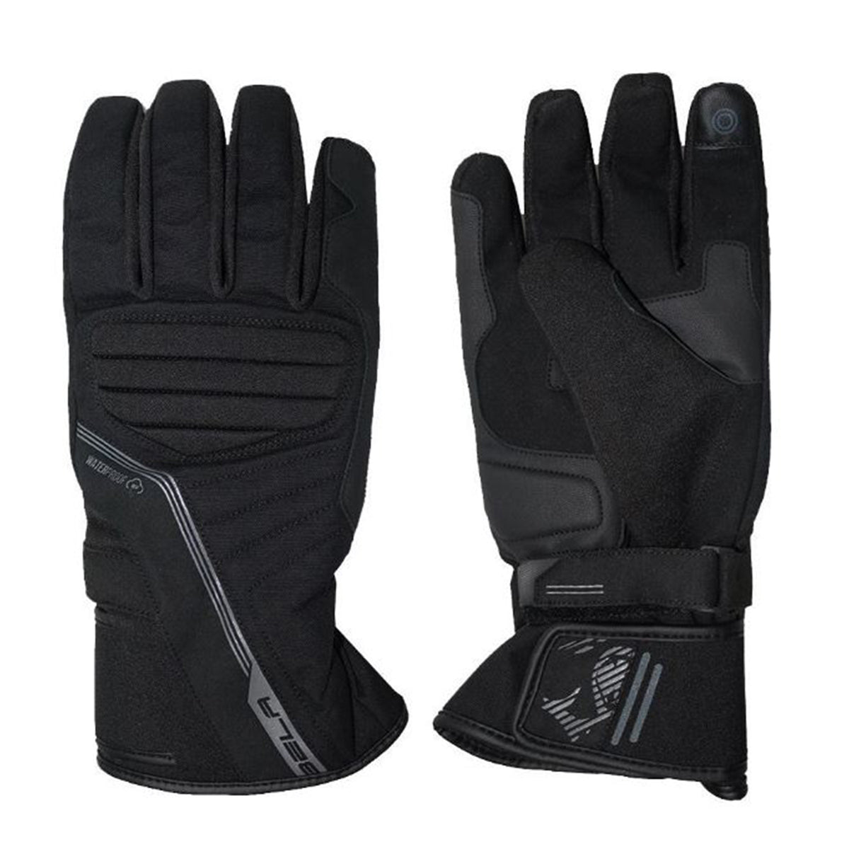 Linda Climate WP Moto Textile Black Glove