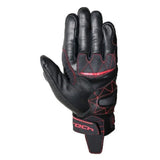 R-TECH POSH Motorcycle Leather Gloves Black