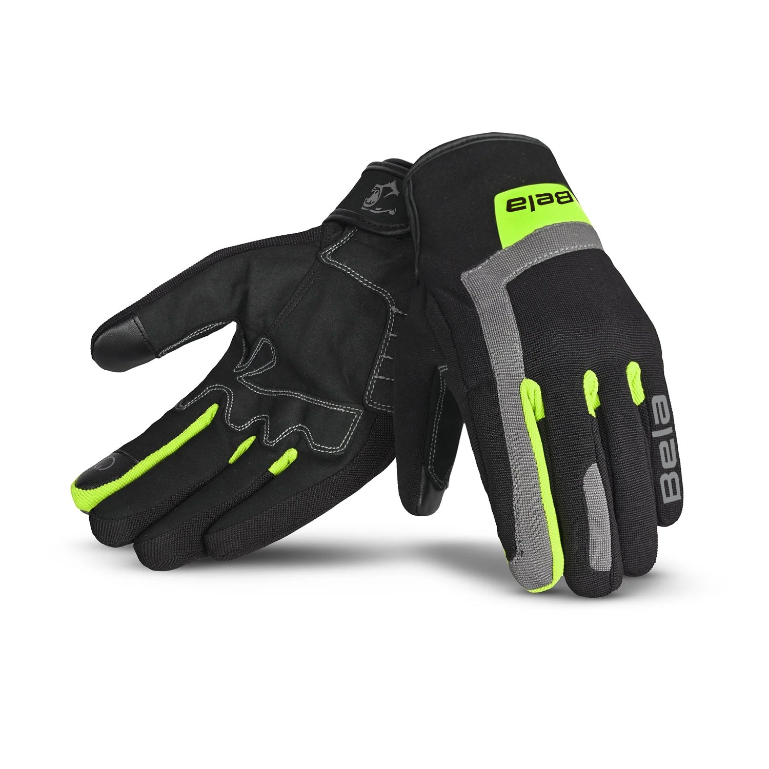Linda Galaxy Winter WP Motorcycle Textile Gloves Black Fluorescent Yellow – 1 – Maximomoto PT