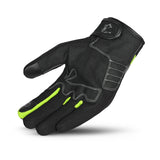 Linda Galaxy Winter WP Motorcycle Textile Gloves Black Fluorescent Yellow