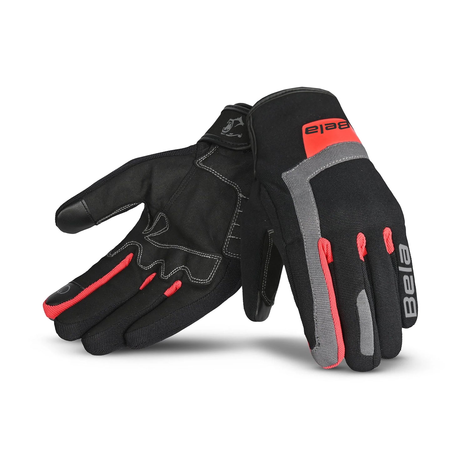 Linda Galaxy Winter WP Motorcycle Textile Gloves Black Red – 1 – Maximomoto PT