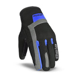 Linda Galaxy Winter WP Motorcycle Textile Gloves Black Blue