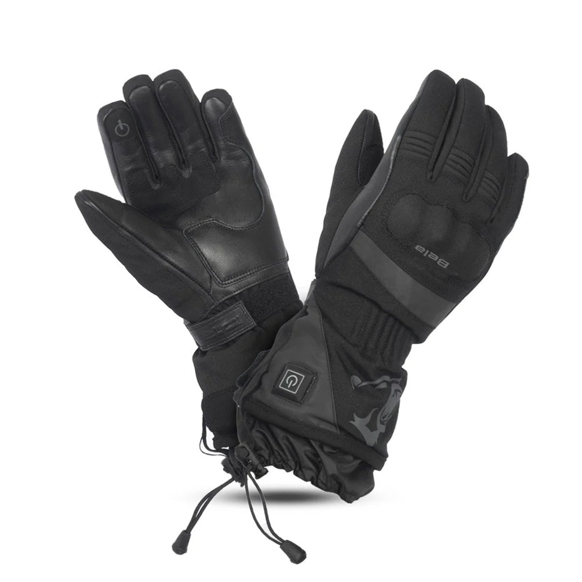 BELA HEAT Luvas De Moto Textil Senhora Preto