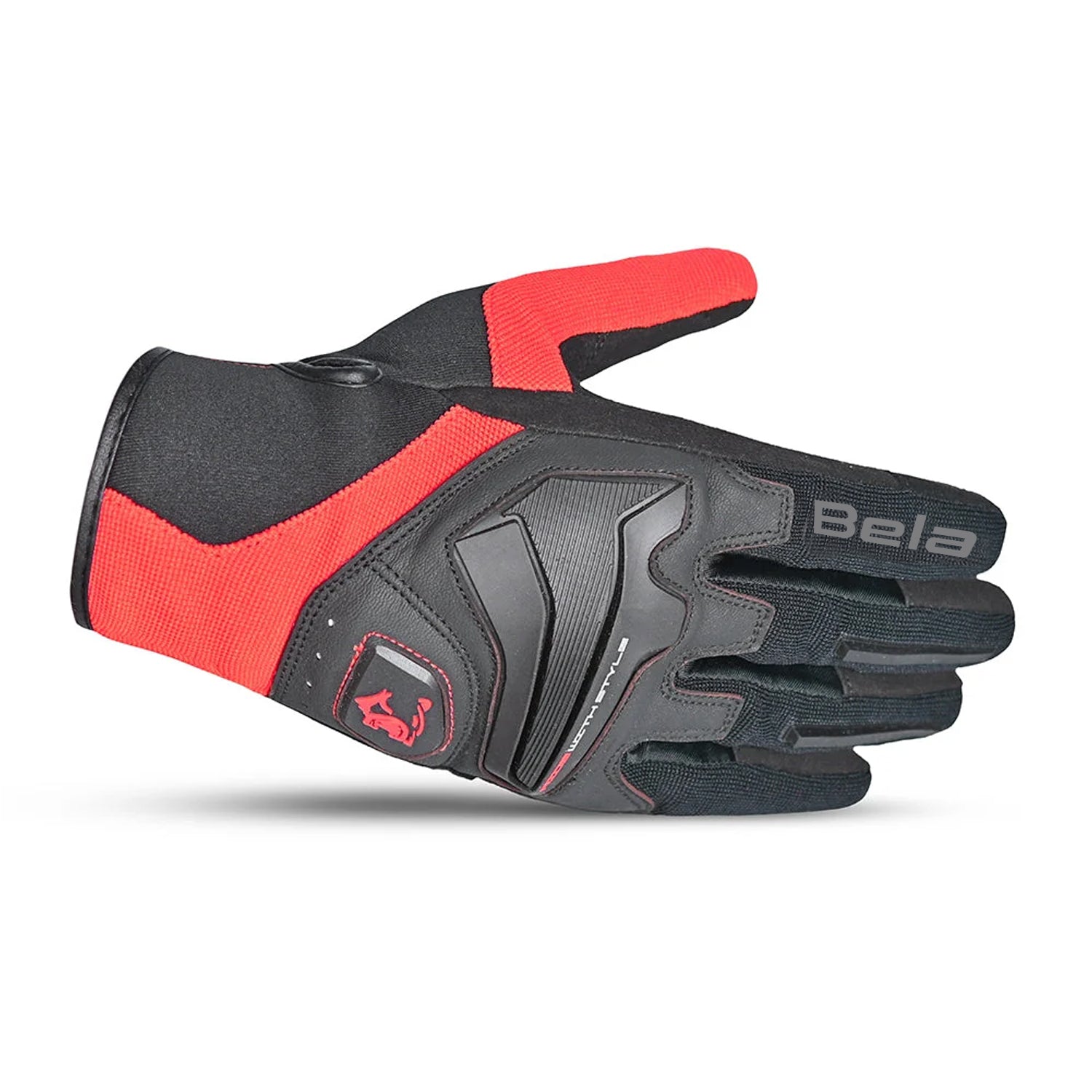 BELA STAR Moto Têxtil Men's Gloves Red Black – 2 – Maximomoto PT