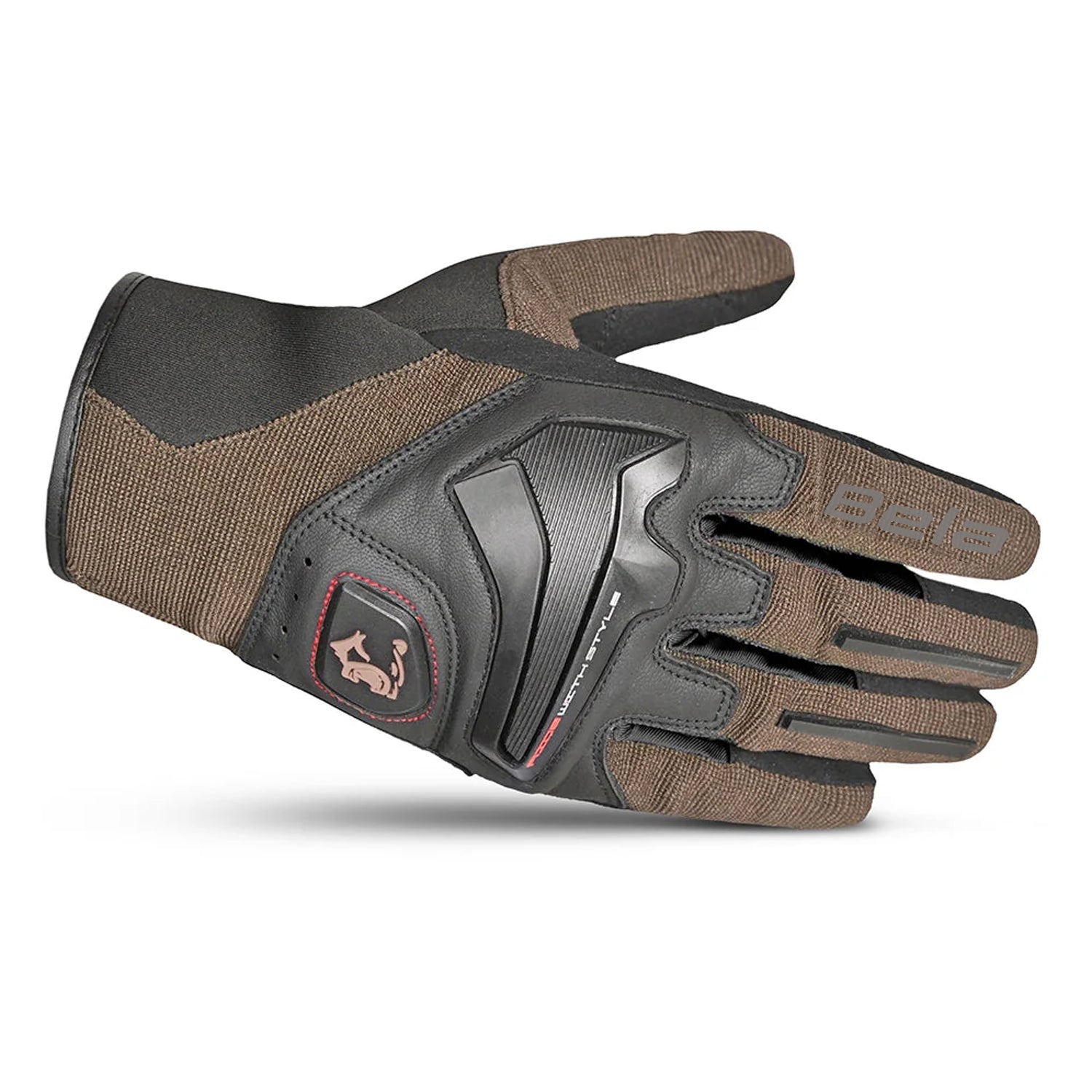 BELA STAR Luvas De Moto Homem Textil Preto Marrón – 2 – Maximomoto PT