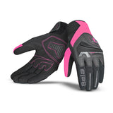 BELA STAR Luvas De Moto Senhora Textil Preto Rosa