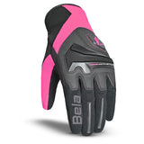 BELA STAR Luvas De Moto Senhora Textil Preto Rosa