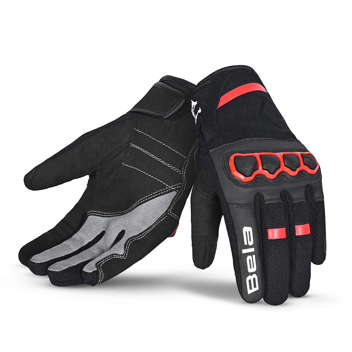 BELA - Guante Textil Tracker Winter WP lady Black/Red