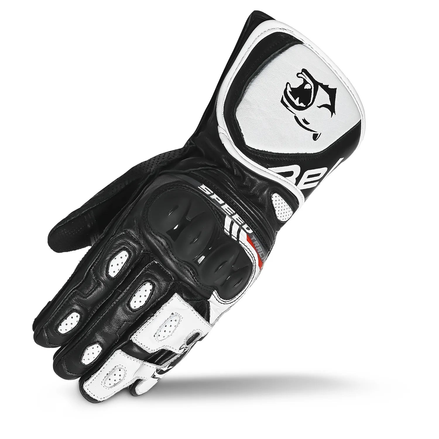 BELA LEMOX Luvas De Moto Homem Couro Preto Branco – 2 – Maximomoto PT