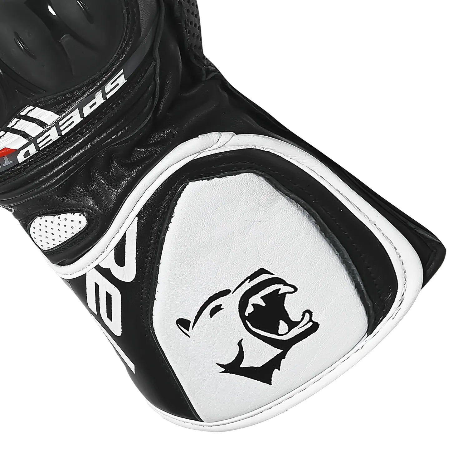 BELA LEMOX Luvas De Moto Homem Couro Preto Branco – 4 – Maximomoto PT
