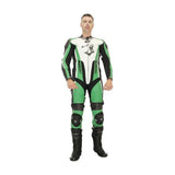 BELA SPEED STAR 1 PC Motorcycle Suit White Black Green