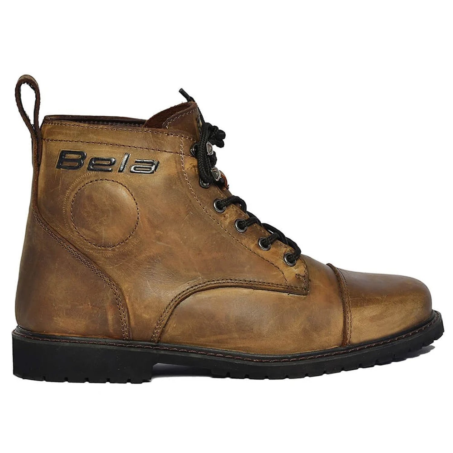 BELA MARTEN Botas De Moto Couro Marrom – 3 – Maximomoto PT