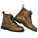 BELA MARTEN Botas De Moto Couro Marrom