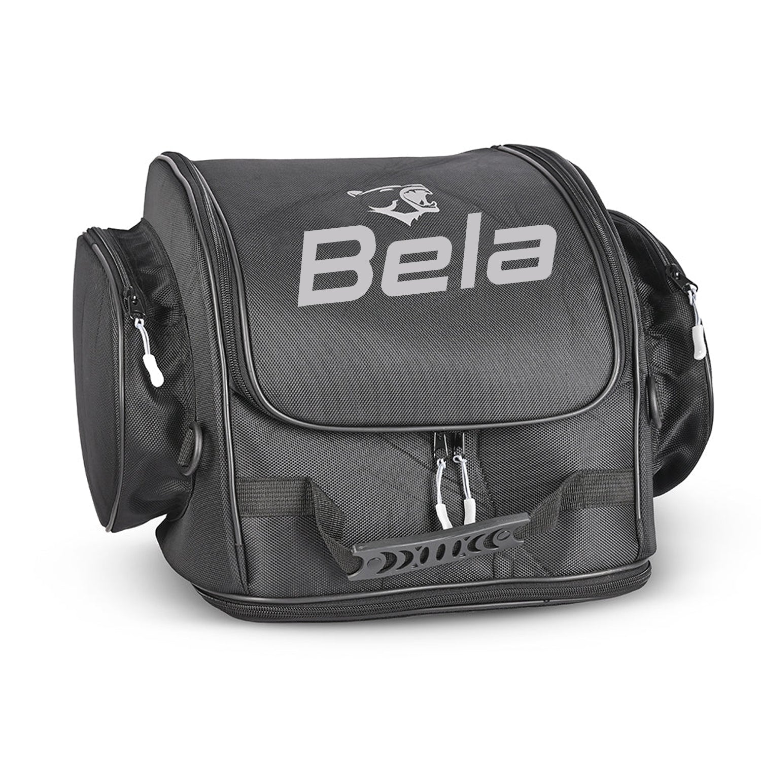BELA Motorcycle Safety Leather Textile Backpack Black – 1 – Maximomoto PT