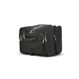 BELA Secure Moto Leather Textile Backpack Black